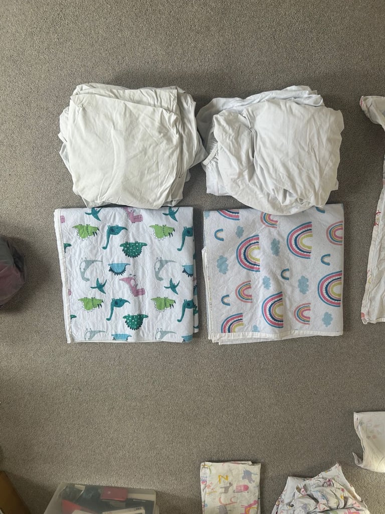 Cot bed/kids bed, mattress and full bedding sets (brand new over £600)