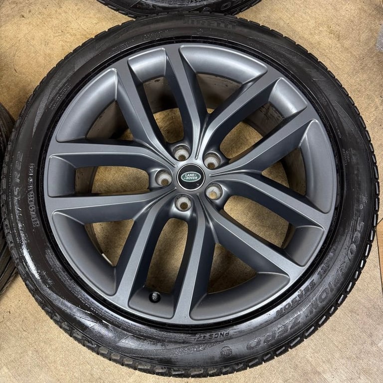 22'' GENUINE RANGE ROVER SPORT GREY L461 L460 NEW MODEL 5127 WHEELS TYRES ALLOYS