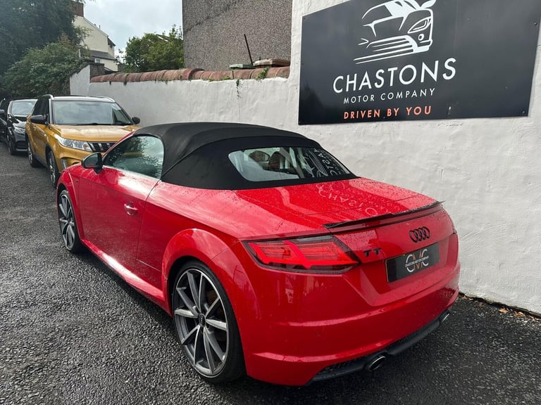 AUDI TT Convertible Red S-Line Black Edition Manual Petrol 2018