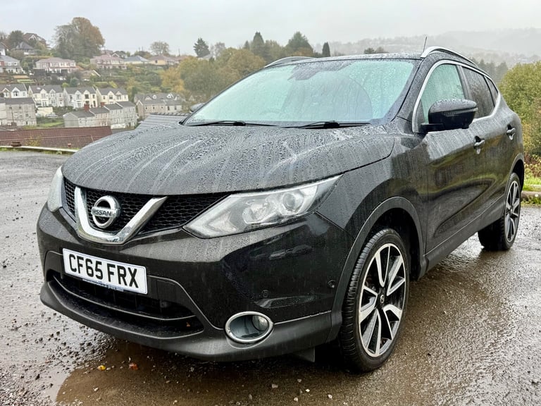 2016 NISSAN QASHQAI 1.5 DCI TEKNA 5DR BLACK PAN-ROOF HEATED LEATHER DIESEL