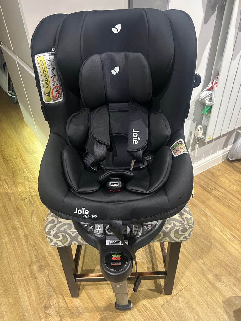 image for Joie I-Spin Rotating 360 i-Size Group 0+/1 Car Seat (£50) - Shale - With Newborn Insert (£70)