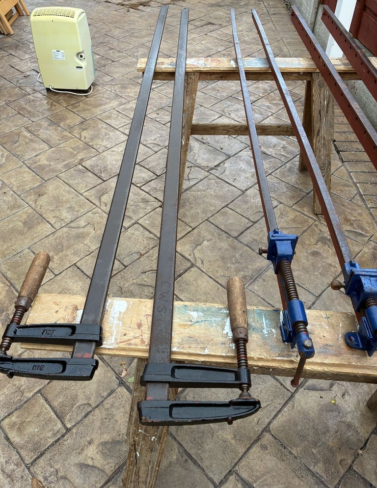 3 Pairs (Set Of 2) Of Sash Clamps T Bar Heavy Duty