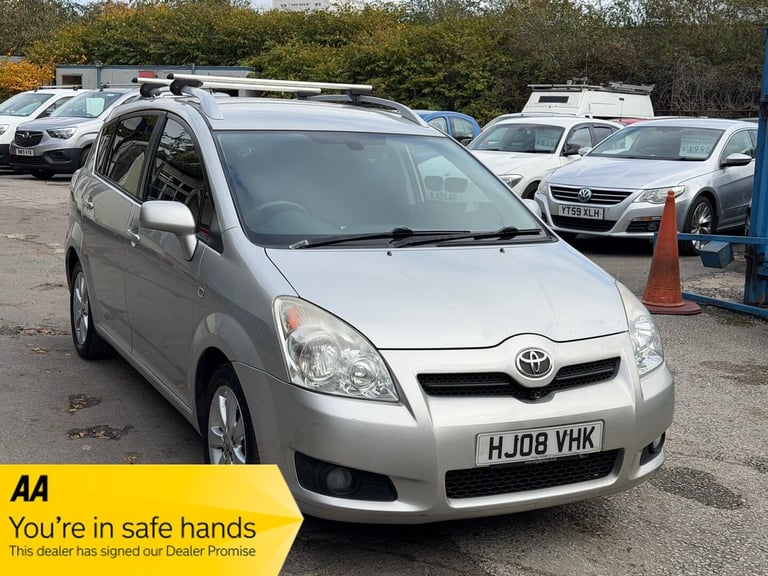 2008 Toyota Corolla Verso 1.8 T Spirit Multimode 5dr MPV Petrol Automatic
