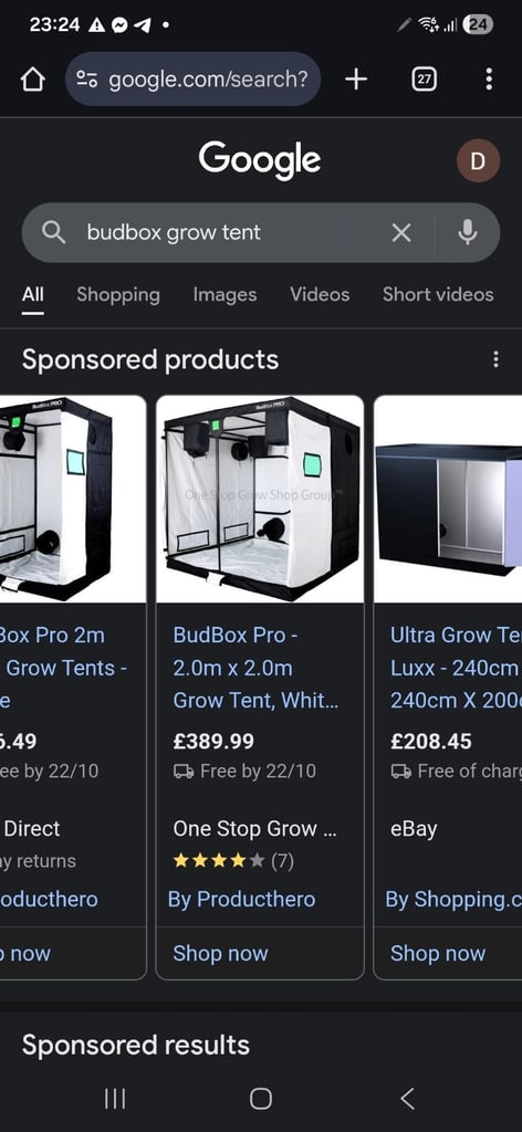 image for Budbox Pro Grow Tent 2 x 2