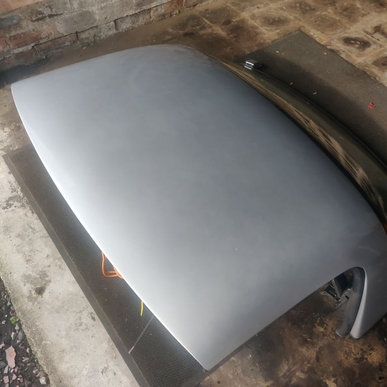Silver Mazda MX5 hardtop