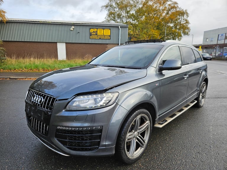2014 AUDI Q7 3.0 TDI 245 Quattro S Line Sport Ed Auto 7ST Damaged Salvage CAT N
