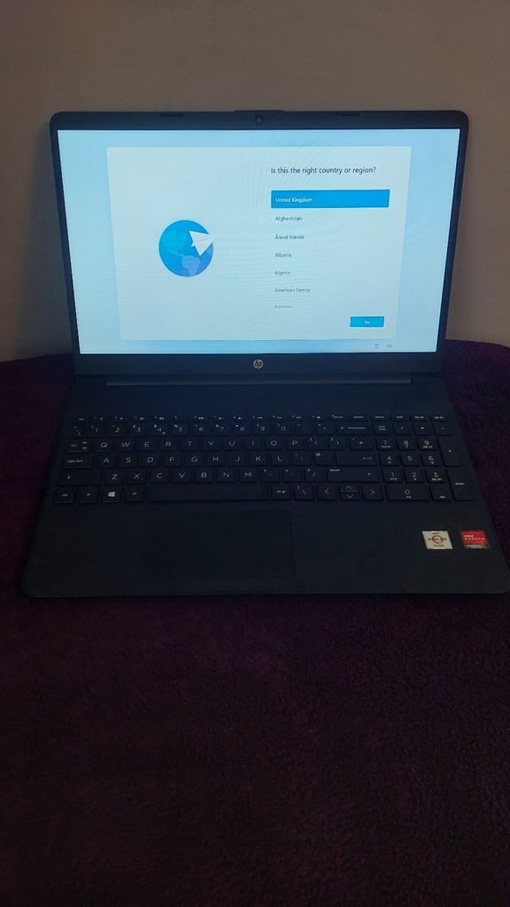 image for HP 15S LAPTOP AMD PROCESSOR FULL HD RADEON GRAPHICS 4GB RAM 128GB NVME WINDOWS 11 IN MATT BLACK