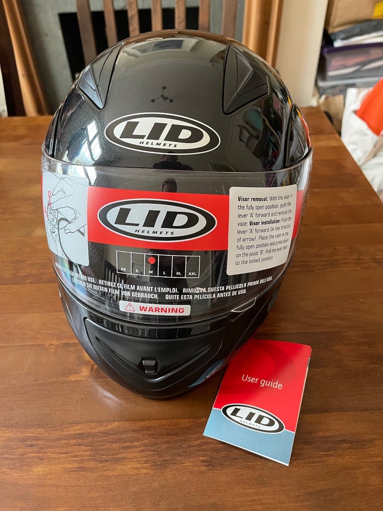 Brand New LID motorcycle helmet - Medium