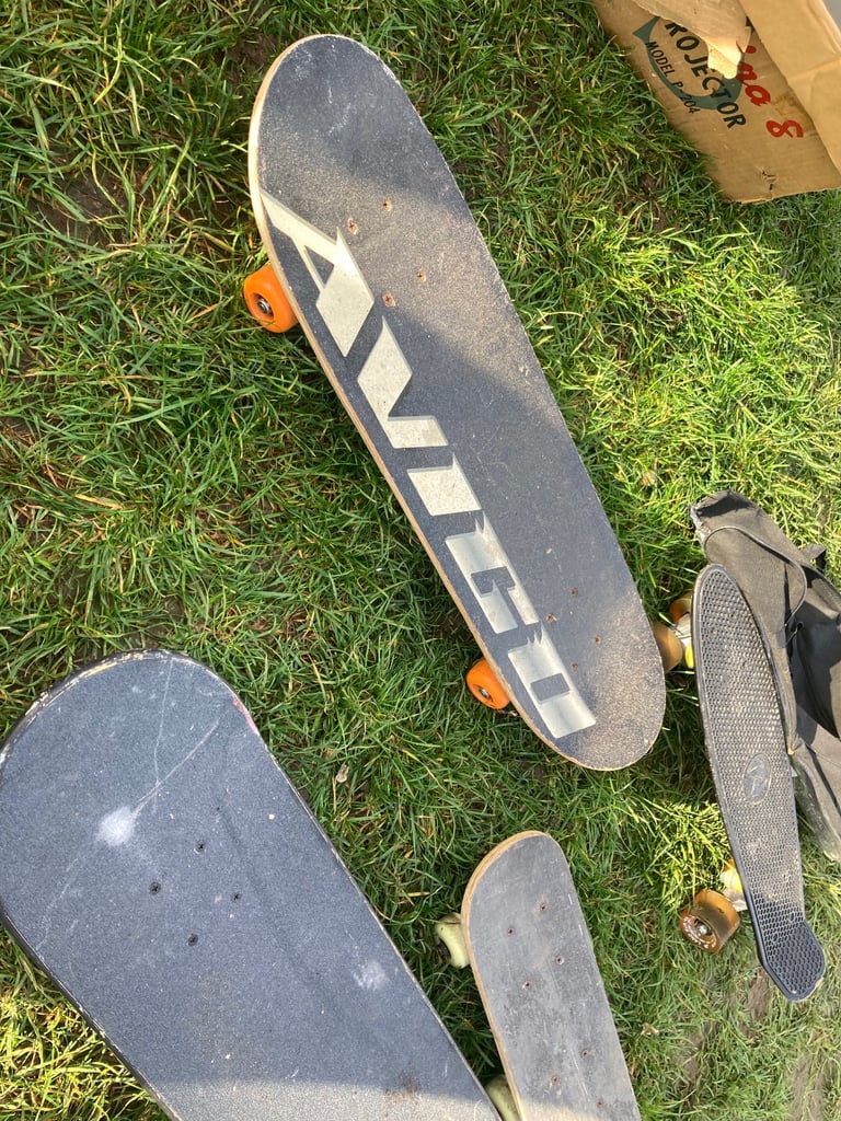 Four retro skateboards £30 the lot