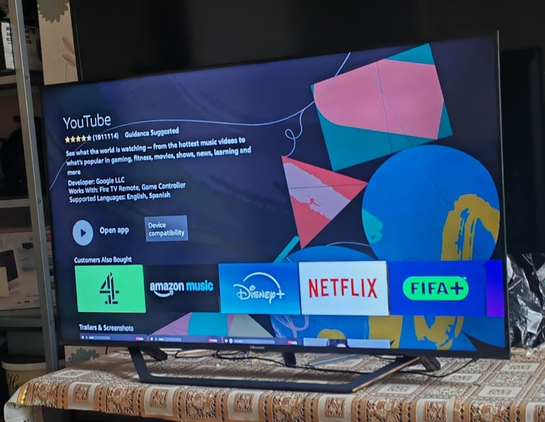 image for Hisense tv 50 inch led 4k smart 