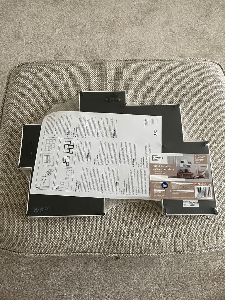 White Multi Picture / Photo Frame - New