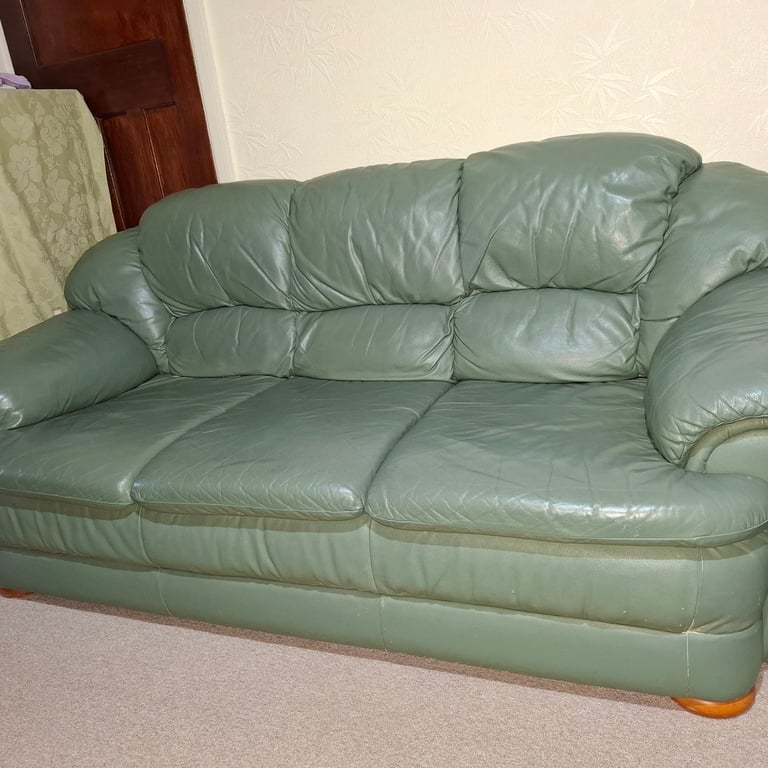 image for Sofa 3 seater leather 