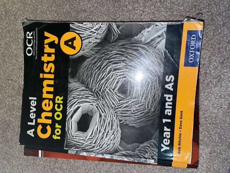 image for OCR A A Level Chemistry Year 1 And 2 And CGP Revision Guide
