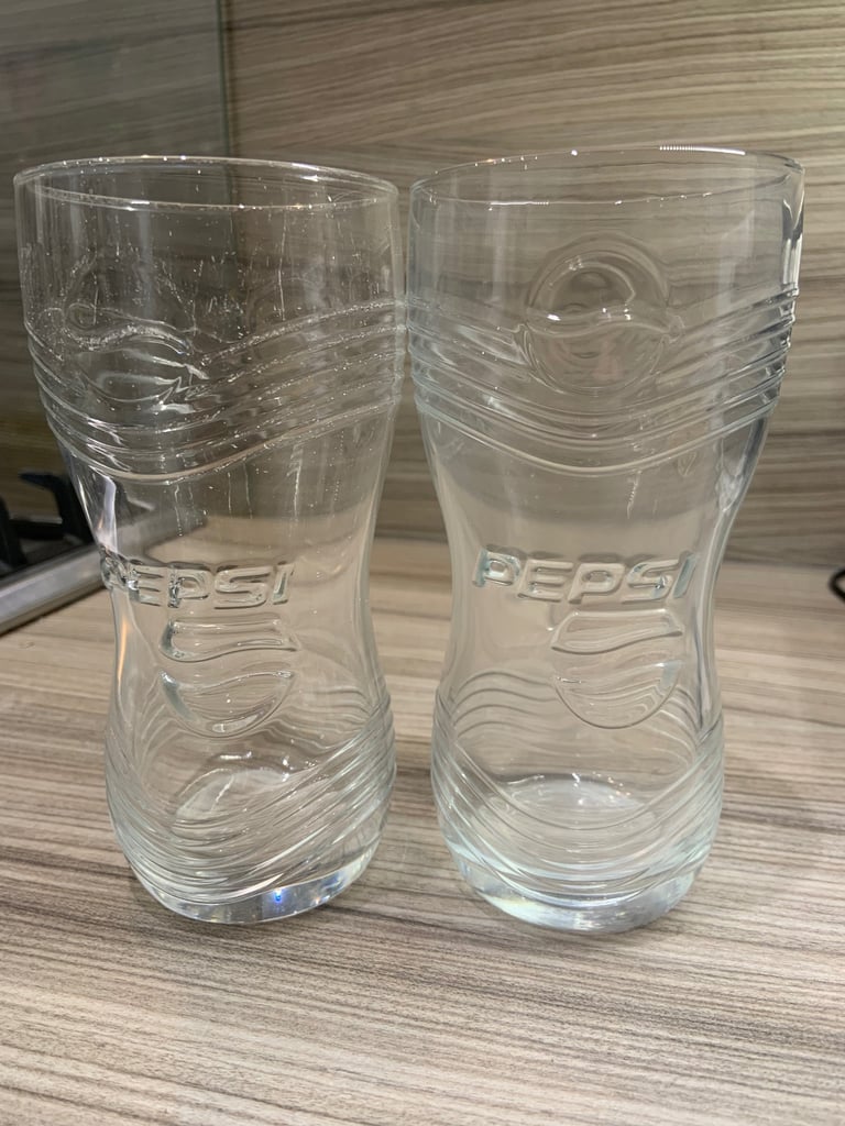 Dozen Pepsi 14oz Glasses 