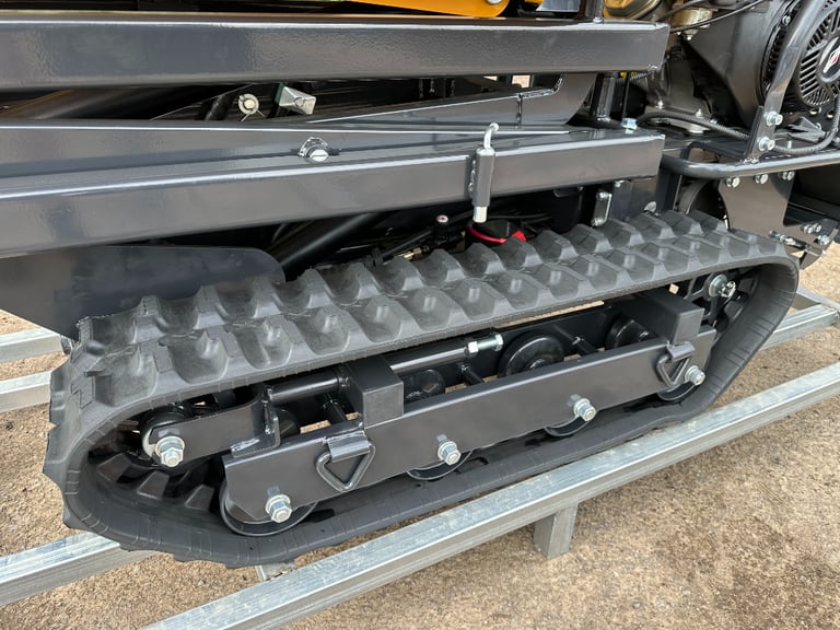 Brand New 500KG Petrol High Tip Track Dumper barrow  *VIDEO * Key Start 