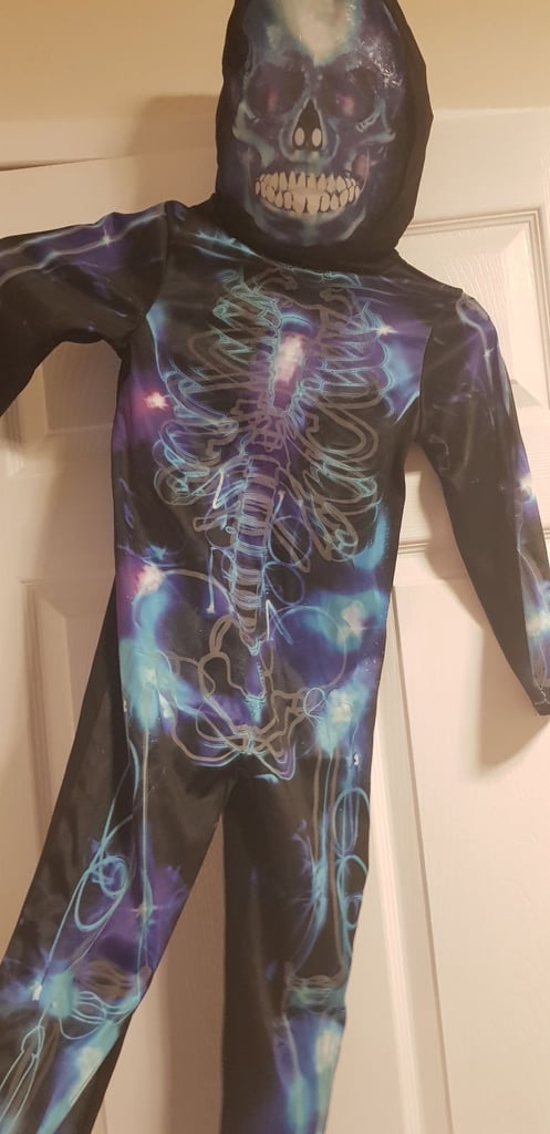 image for ○○ Kids 5 - 6yrs Skeleton suit - Halloween Outfit ○○