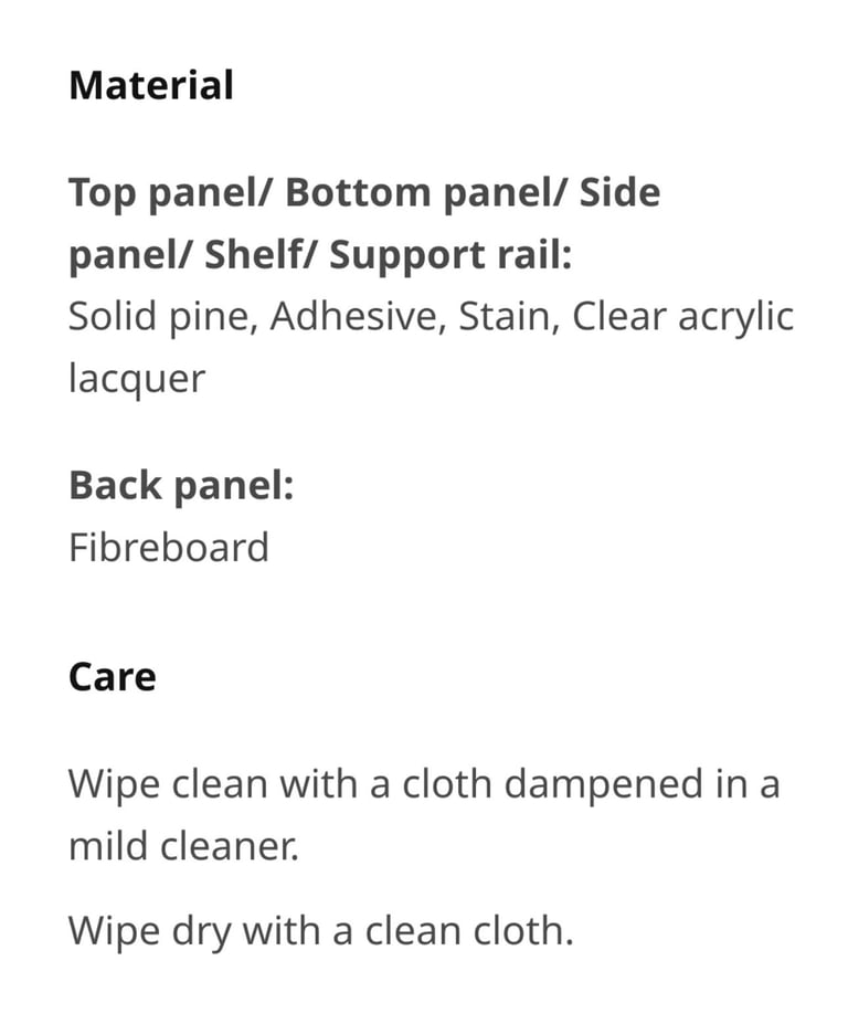 IkEA Hemnes Tall Solid Bookcase Black/Brown