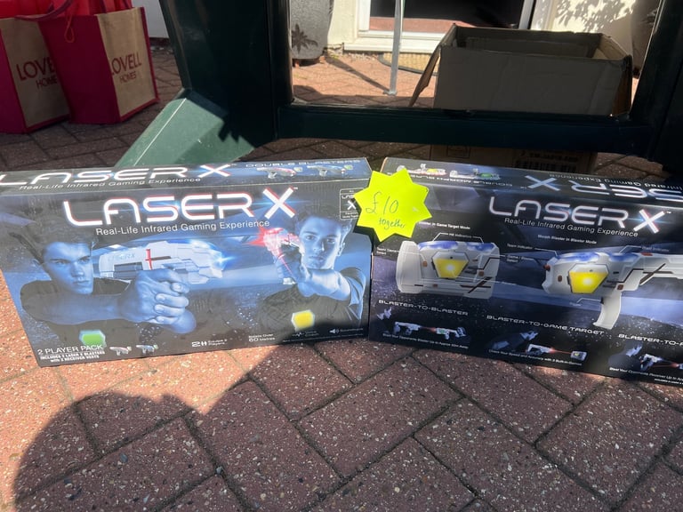 2no Laser tag sets 