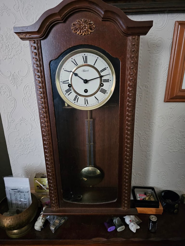 image for Hermle keywound chiming clock