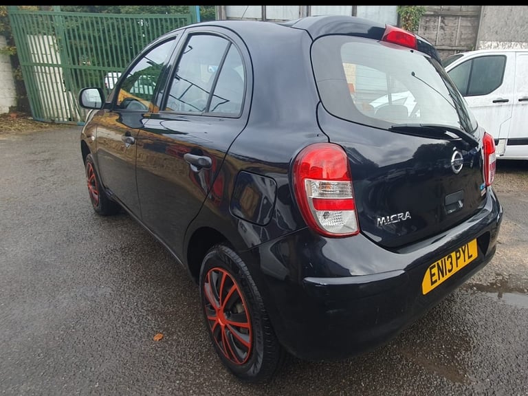 2013 13 NISSAN MICRA 1.2 VISIA LOW 75K MOT 10/26 5DR BLUETOOTH BLACK PX SWAPS