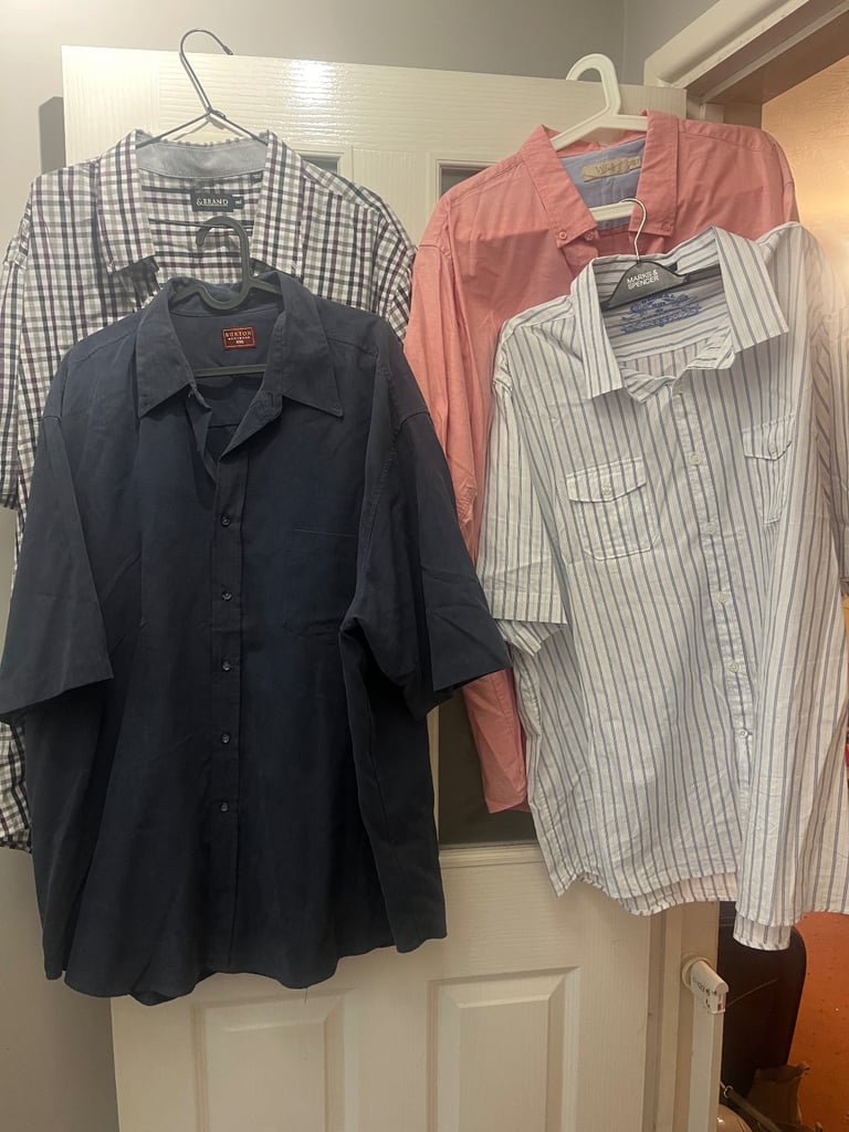 Approx 20 mens shirts size xxL and 17.5 collar as new