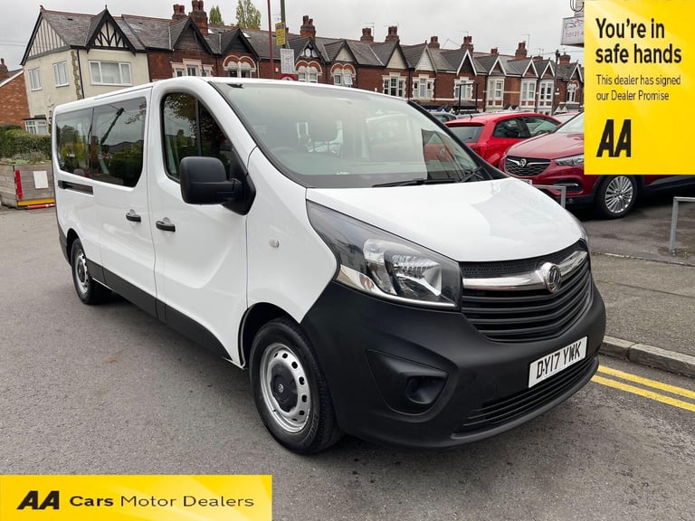 2017 Vauxhall Vivaro 1.6 CDTi 2900 BiTurbo L2 H1 Euro 6 (s/s) 5dr (9 Seat) MPV Diesel Manual
