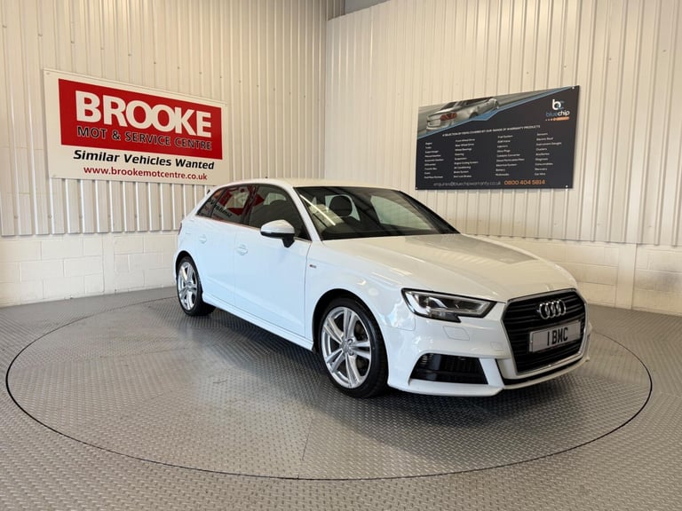2018 Audi A3 30 TFSI 116 S Line 5dr HATCHBACK PETROL Manual