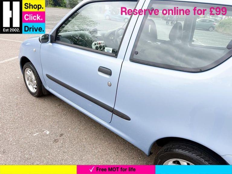 2003 Fiat Seicento 1.1 Sporting 3dr HATCHBACK Petrol Manual