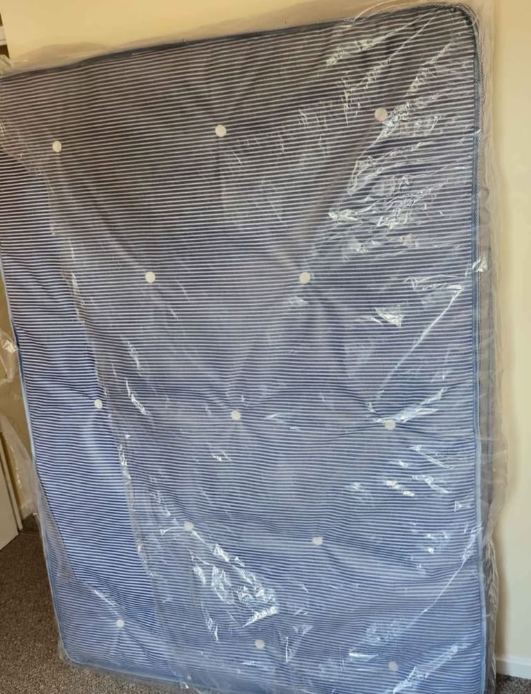 image for Brand New, Unused Double Mattress in packaging from Furnished Homes - First come gets it!