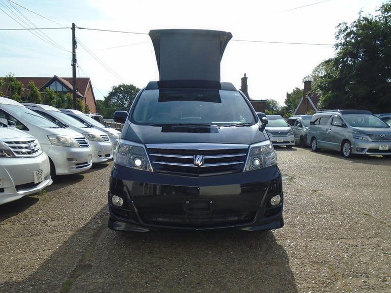 2008 TOYOTA ALPHARD CAMPER VAN,MOTORHOME,~OFF GRID SOLAR~FRIDGE/FREEZER~ULEZ