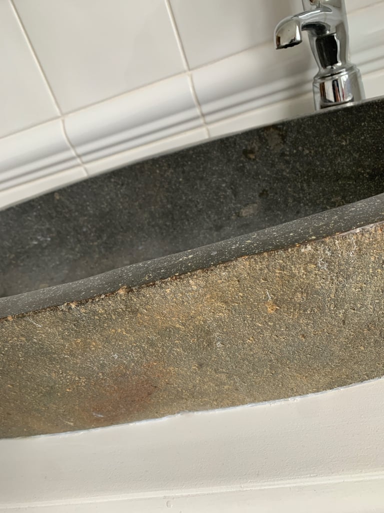 Granite large sink with waste  