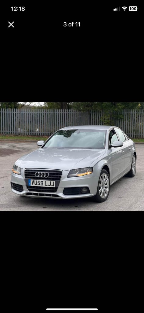 Audi, A4, Saloon, 2009, Manual, 1968 (cc), 4 doors