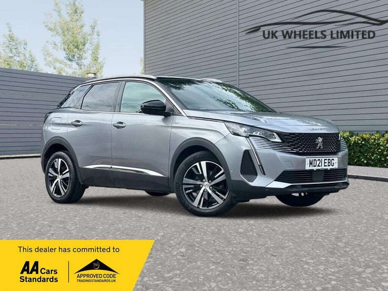 image for 2021 Peugeot 3008 1.2 PureTech GT EAT Euro 6 (s/s) 5dr HATCHBACK Petrol Automatic