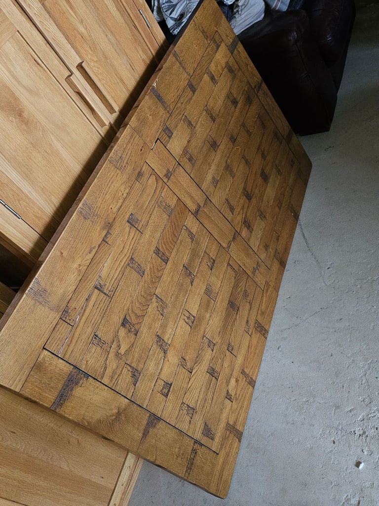 image for Oak dining table - collection only