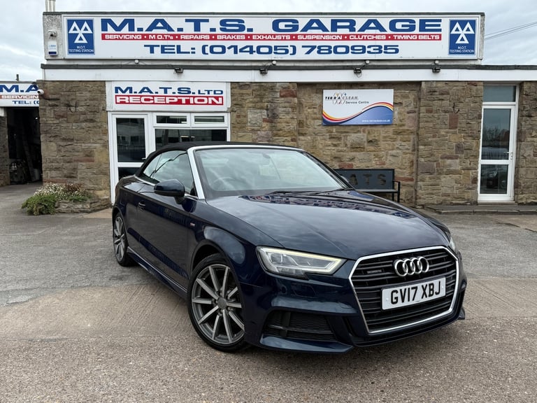 image for 2017 Audi A3 2.0 TFSI Quattro S Line 2dr S Tronic CONVERTIBLE Petrol Automatic
