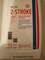 Synthetic 2-stroke oil £5
