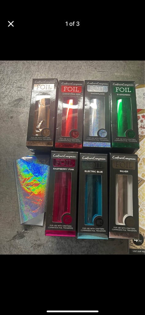 Craft foil rolls and transfers