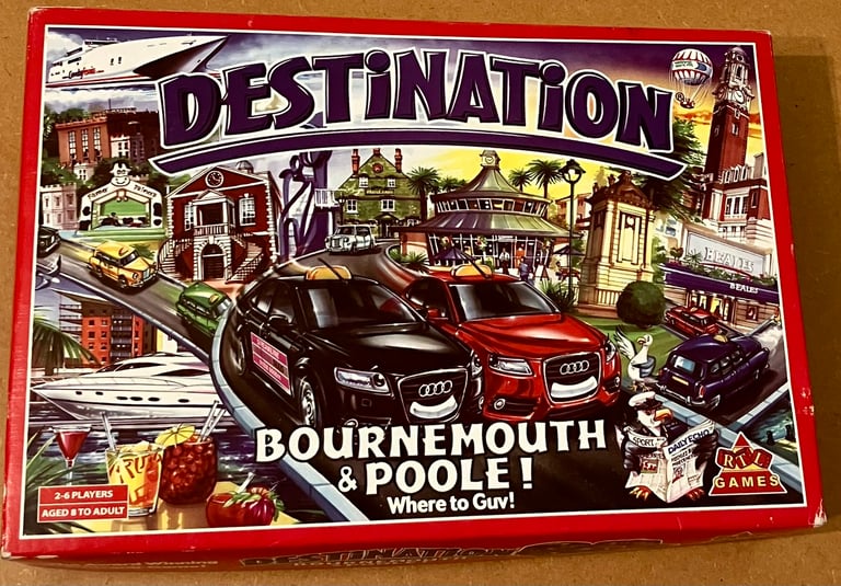 Destination Bournemouth & Poole Board Game 2008. Complete And VGC.