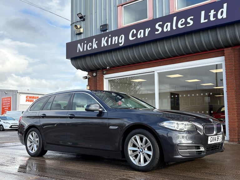 2014 BMW 5 Series 520d SE 5dr Step Auto + MEDIA PACK / LEATHER HEATED SEATS / ULEZ + ESTATE Diese...
