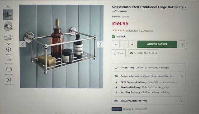 Chatsworth Traditional Bottle Rack