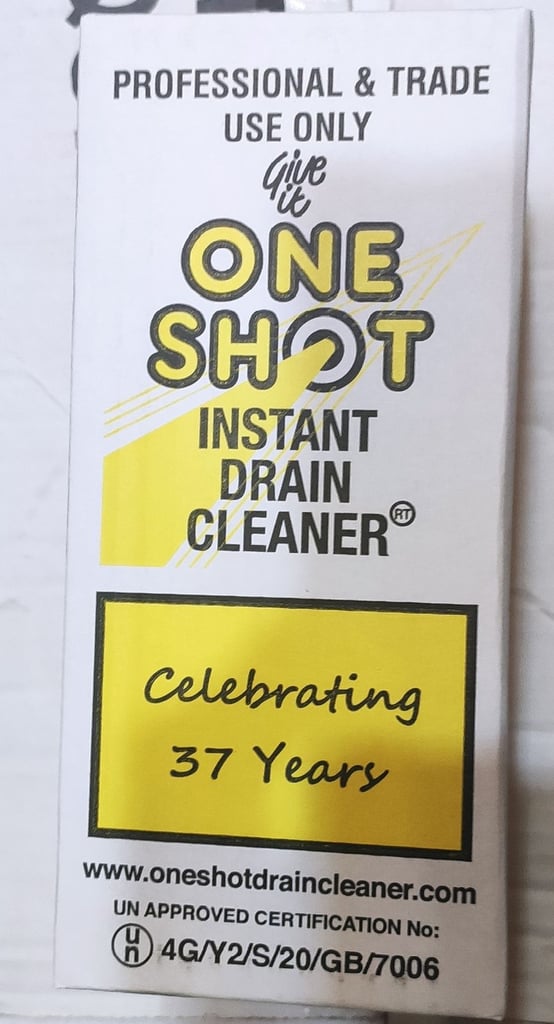 image for One Shot Drain Cleaner - 10 bottles