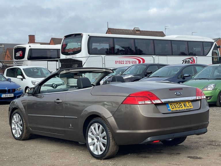 FORD FOCUS CONVERTIBLE CC CC3 + FULL LEATHERS + LONG MOT + LOW 54K MILES * 