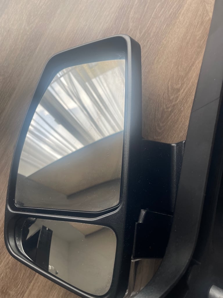 Ford Transit Custom Left Side Wing Mirror (Heated, RHD) – Includes Replacement Glass