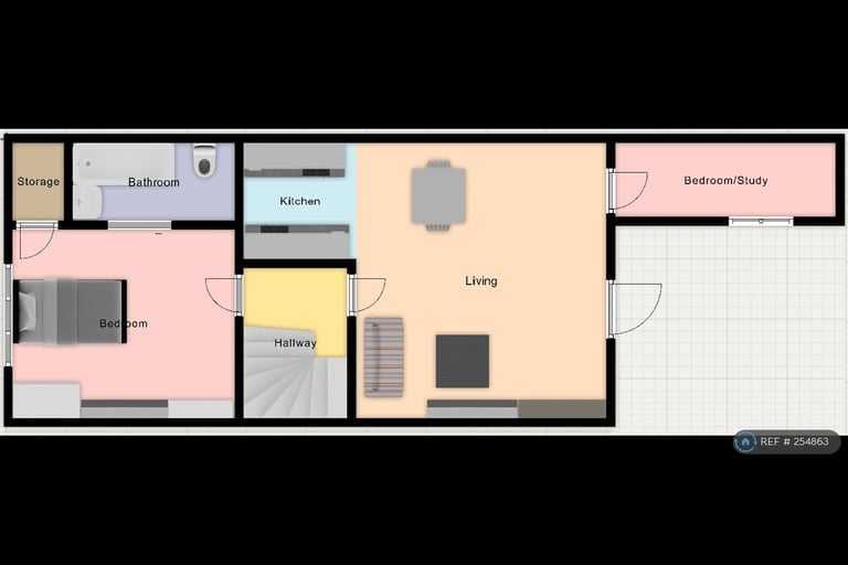 2 bedroom flat in Eastbrook Place, Dover, CT16 (2 bed) (#254863)