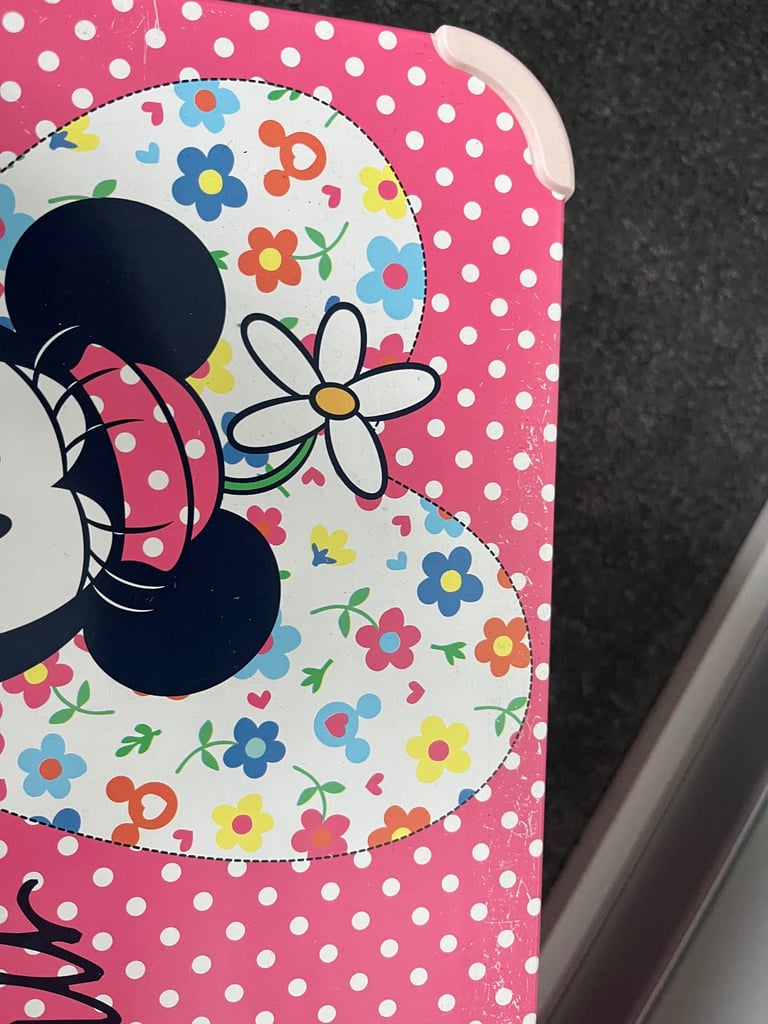 Minnie Mouse Storage tubs x2