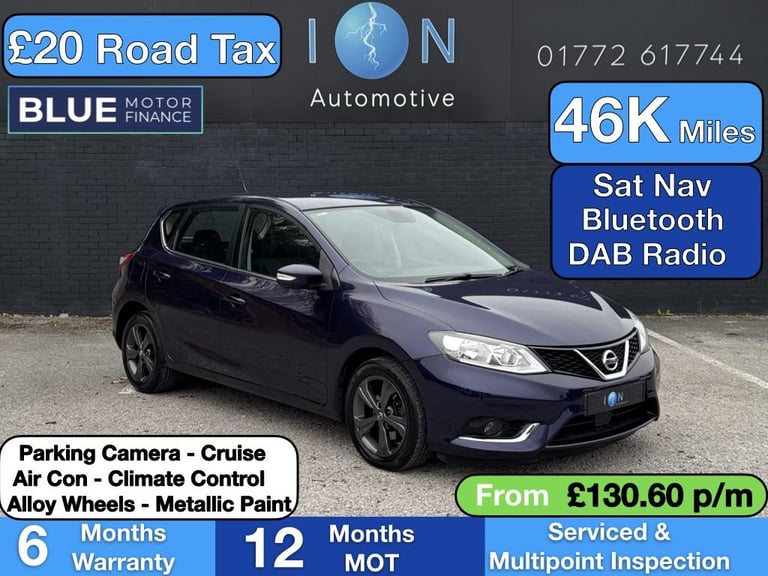 image for 2016 Nissan Pulsar 1.5 dCi Acenta *Tech Pack, Sat Nav, Camera, Keyless,20 Tax* Hatchback Diesel M...