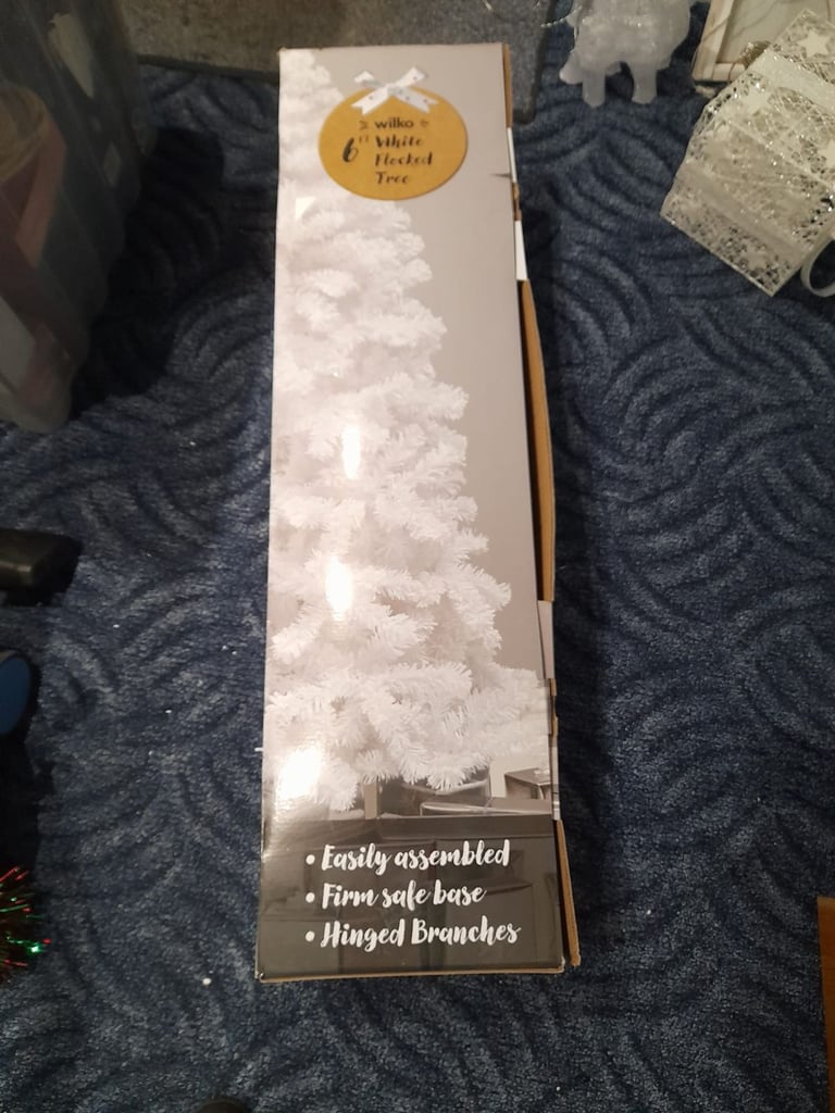 image for 6ft white christmas tree