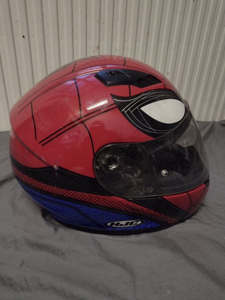 HJC CS-15 Spider-Man Motorcycle Helmet – Size L (59–60 cm) – Used