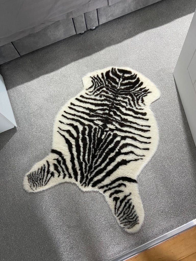 2 Faux Sheepskin Rugs - Can Be Bought Individually 