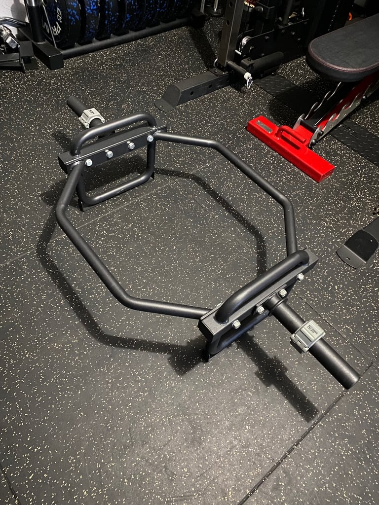 Mirafit Olympic hex trap bar with Mirafit collars RRP: £99.95